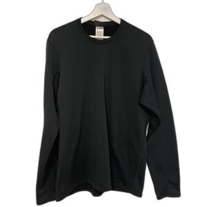 Patagonia Men's Fleece Lined Crew Neck Pullover Shirt Black Large